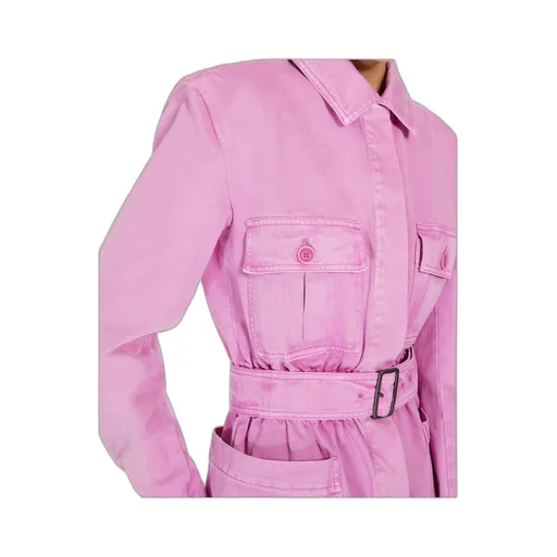 Belted Long-Sleeved Jumpsuit