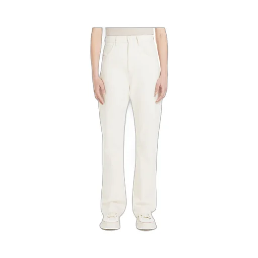 Button Detailed Straight-Leg Pants