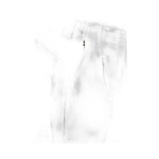 Logo Patch Straight Leg Pants