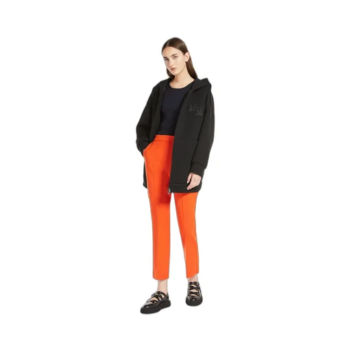 Side Zipper Wool Casual Pants
