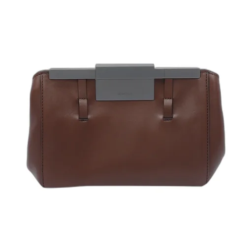 Logo Engraved Clutch Bag
