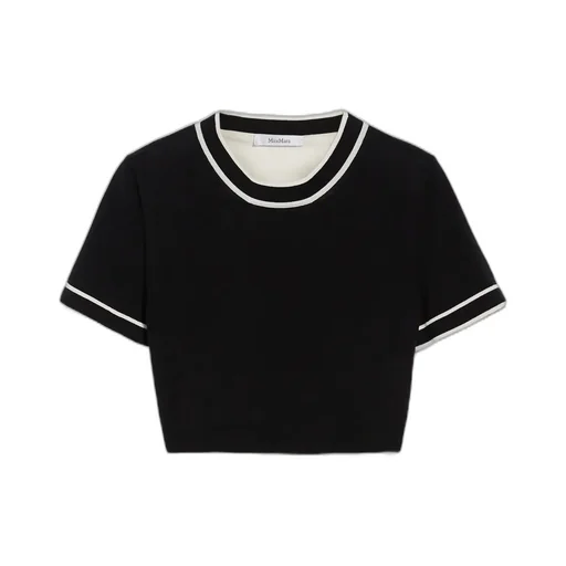 Round Neck Short-Sleeved Sweater