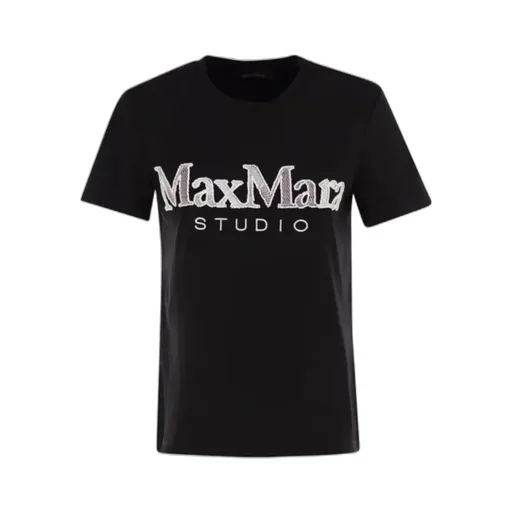 Studio Logo Embroidered Crewneck T-Shirt