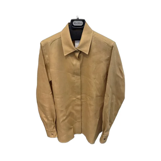 Logo Embroidered Button-Up Shirt