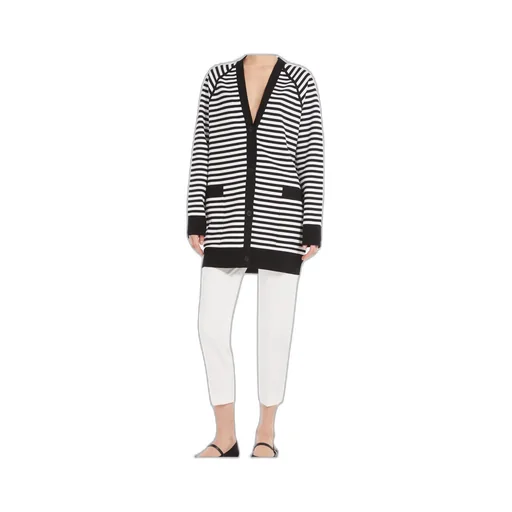 Jacquard Viscose Cardigan