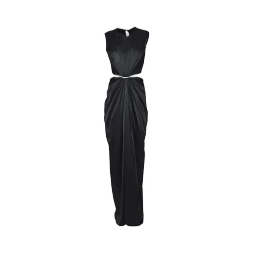 Panaro Hourglass Gathered Sleeveless Dress