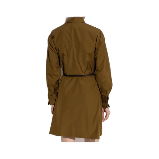 Lapel Long Sleeve Dress