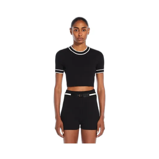 Round Neck Short-Sleeved Sweater