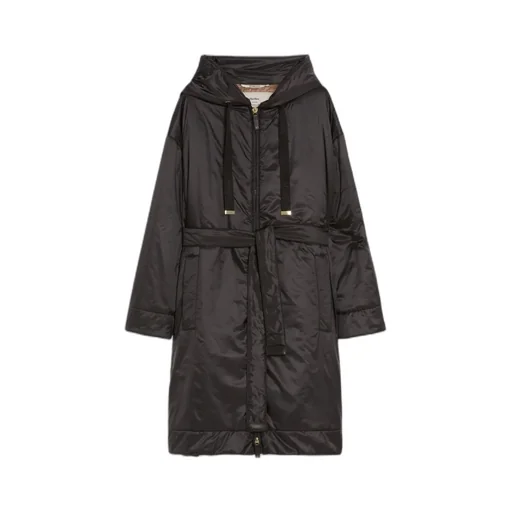 Belted Drawstring Coat