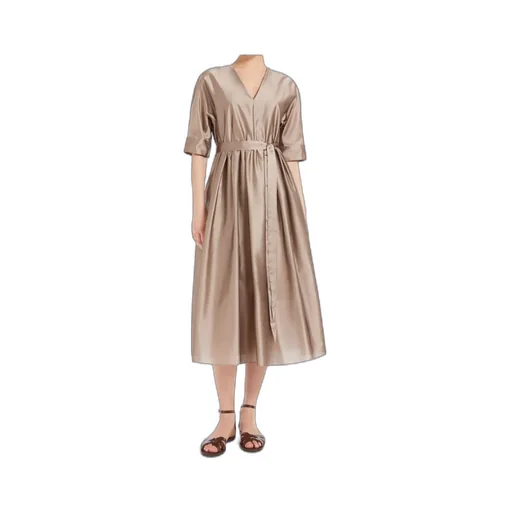 Viola V-Neck Short-Sleeved Dress