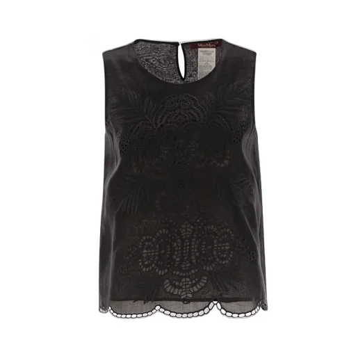 Efeso Embroidered Sleeveless Top