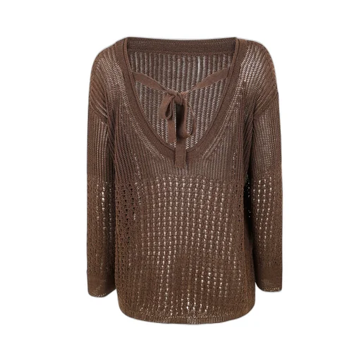 Paggi V-Back Knitted Jumper