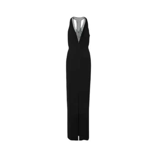 Secolo Embellished V-Neck Sleeveless Dress