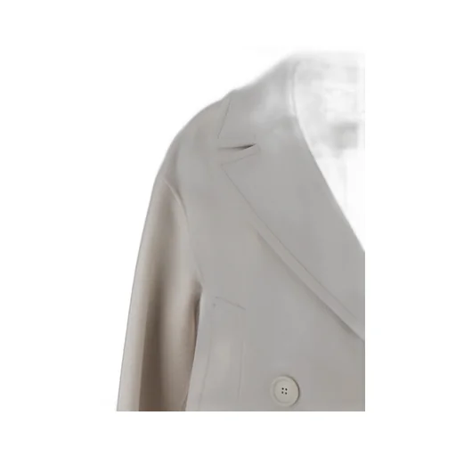 Double-Breasted Long-Sleeved Coat