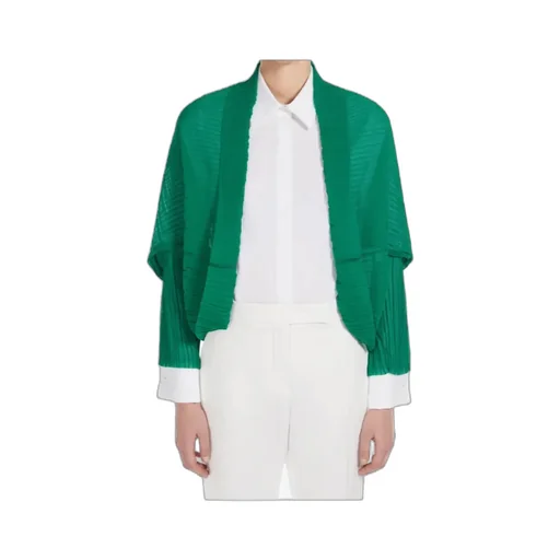 Vesuvio Pleated Open Front Shrug
