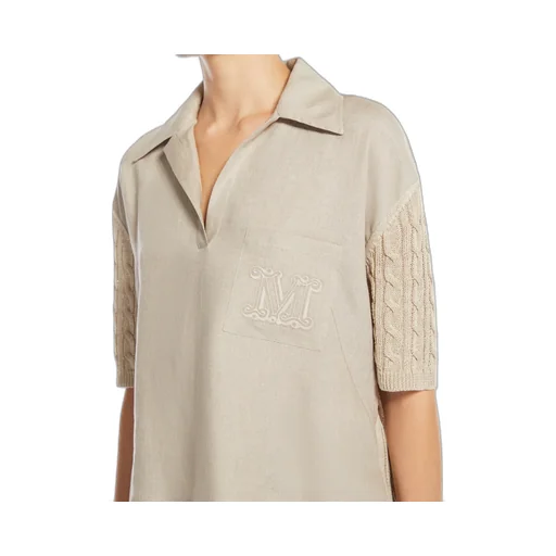 Pavidi Panelled Short-Sleeved Polo Shirt