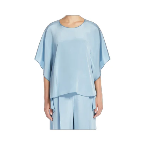 CrÊPe De Chine Fluid Blouse