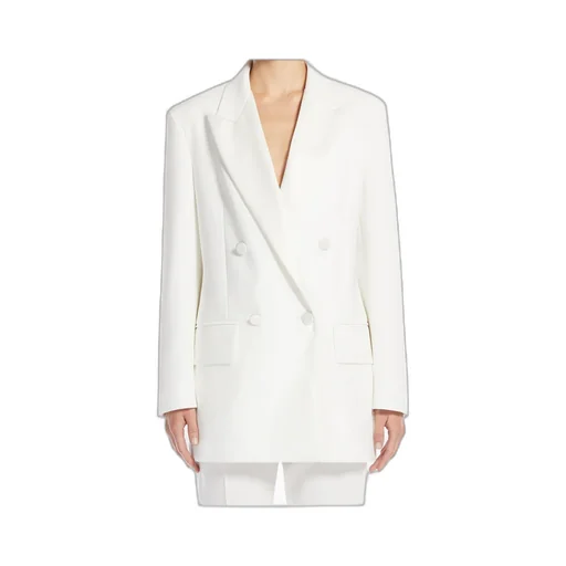 Double-Breasted Long-Sleeved Jacket