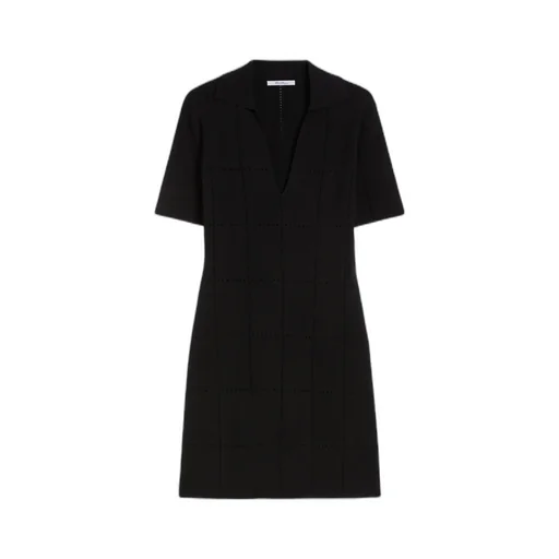 V-Neck Short-Sleeved Mini Dress