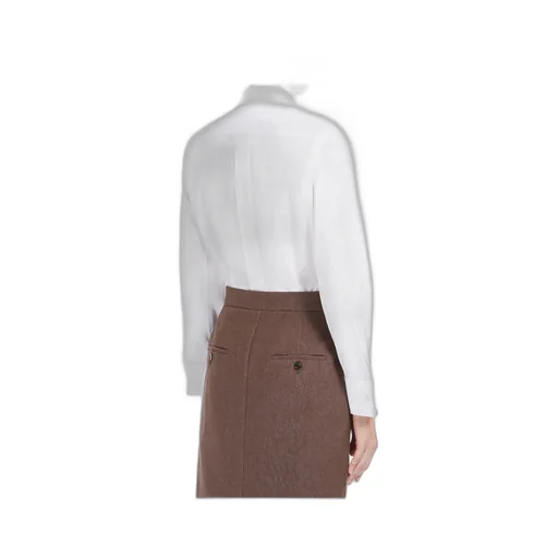Button-Up Long-Sleeved Shirt Bodysuit