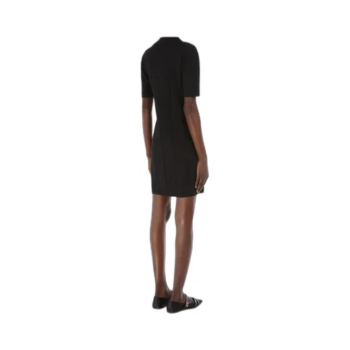 V-Neck Short-Sleeved Mini Dress