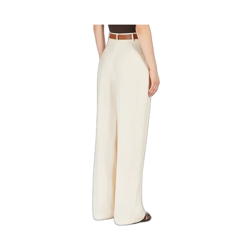 Belted Wide Leg Trousers