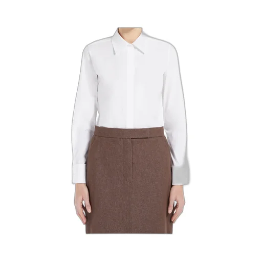Button-Up Long-Sleeved Shirt Bodysuit