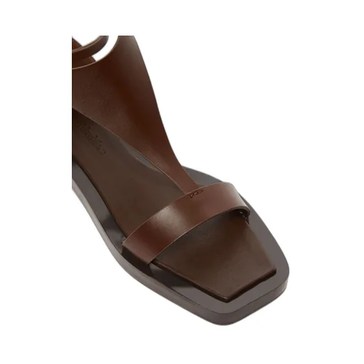 Buckle Detailed Open Toe Sandals