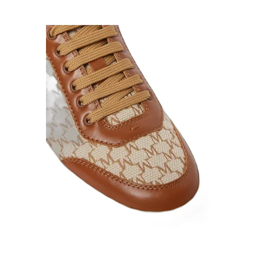 Jacquard-Knit Monogram Sneakers