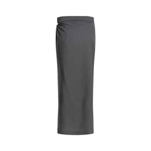 Draped High Waist Skirt