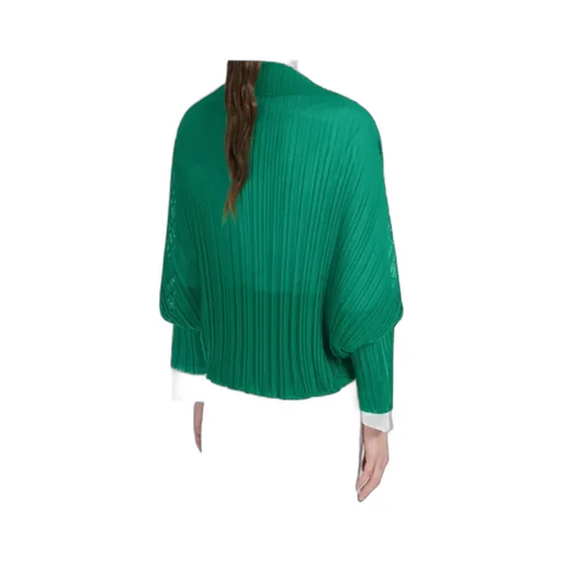 Vesuvio Pleated Open Front Shrug