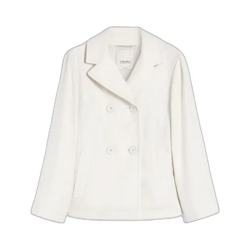 Double-Breasted Cotton And Linen Jacket