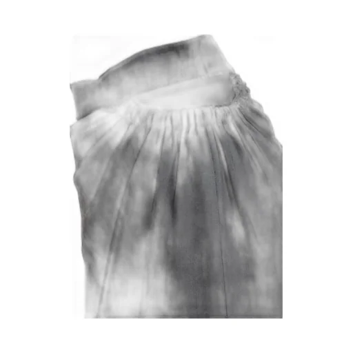 Draped High Waist Skirt