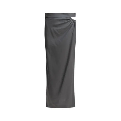 Draped High Waist Skirt