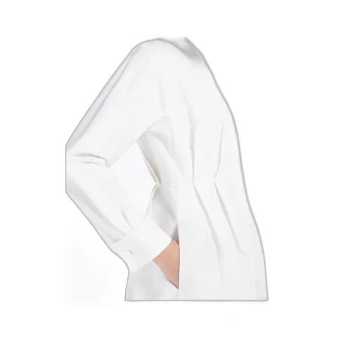 Belted Long-Sleeved Shirt Dress