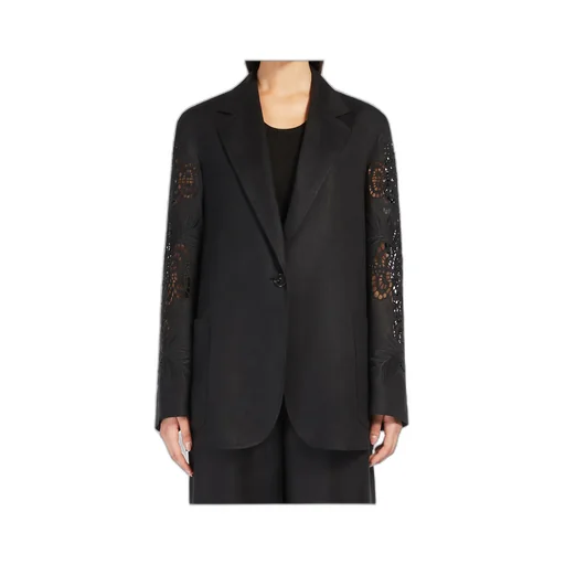 Angizia Embroidered Oversized Jacket