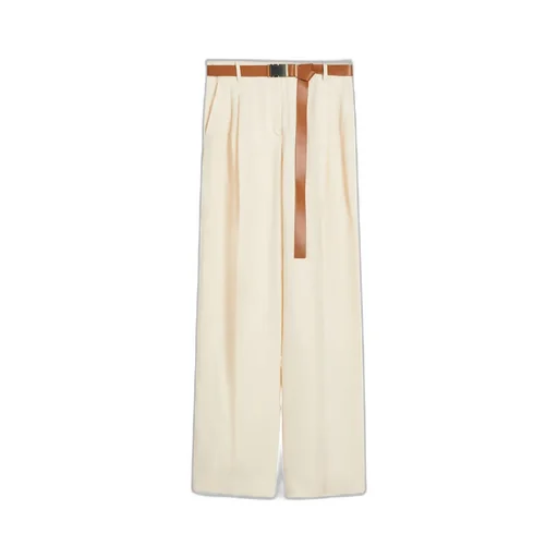 Belted Wide Leg Trousers