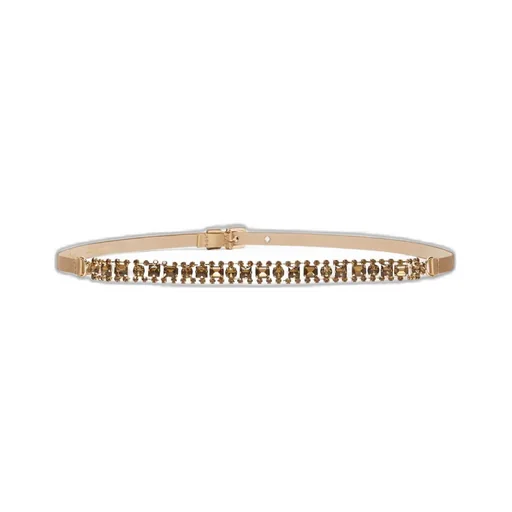 Bejewelled Satin Belt