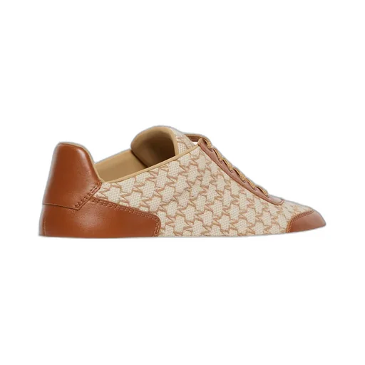 Jacquard-Knit Monogram Sneakers