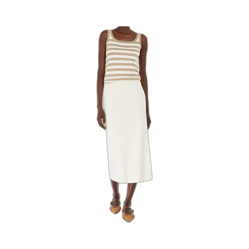 Pentola Striped Sleeveless Knitted Top