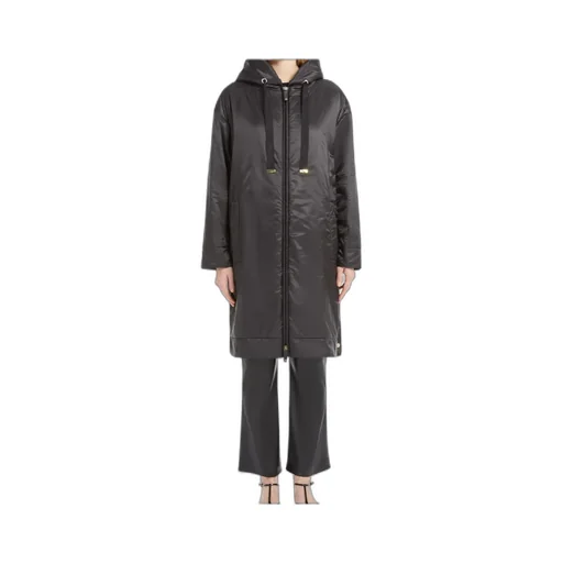 Belted Drawstring Coat