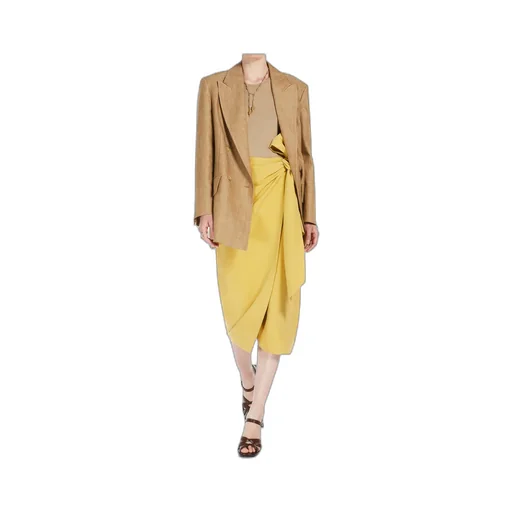 Tequila Asymmetric Midi Skirt