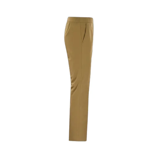Okra Pleat Detailed Cropped Trousers
