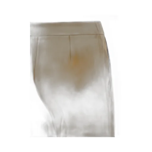Okra Pleat Detailed Cropped Trousers