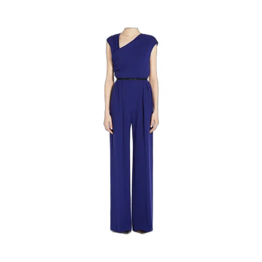Ruched Sleeveless Jumpsuit