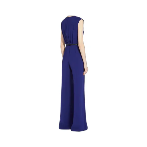 Ruched Sleeveless Jumpsuit