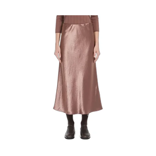 Alessio Satin Maxi Skirt