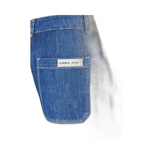 Logo Patch Wide Leg Jeans