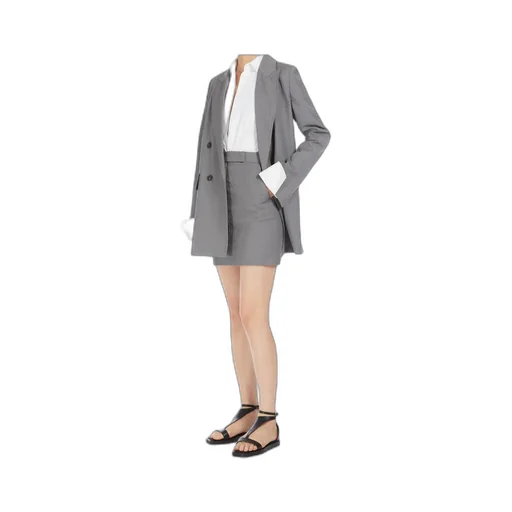 Short Wool Cloth Skirt