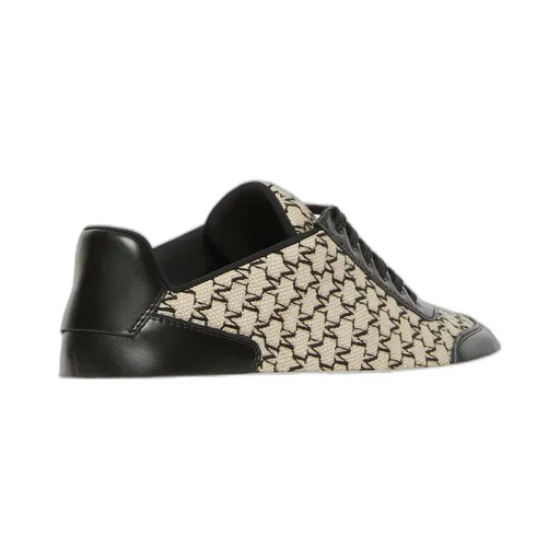 Jacquard-Knit Monogram Sneakers
